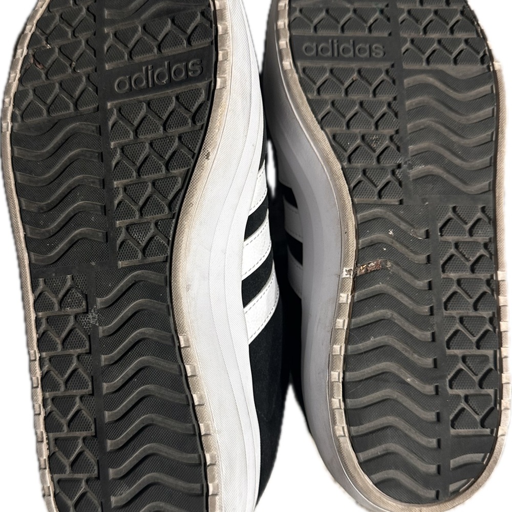 Adidas Women’s Classic Black and White Sneakers - Picture 4 of 5